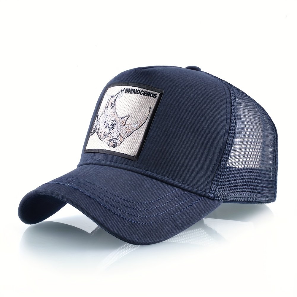 TEMU Horn Power" Ancient Call Embroidery Baseball Cap, Suitable For Travel, , And Sports, For Men And Women
