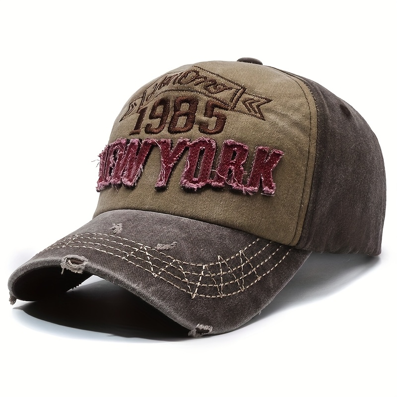 TEMU Gorra de Béisbol Bordada 1985 con Diseño de para Conductor de Camión