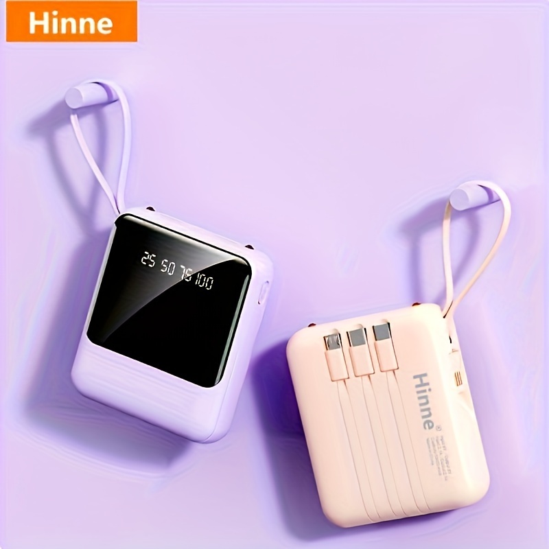 

10000mah Portable Usb Charger Charging Suitable For /apple Devices (2xusb , Comes Connecting -c, , Usb, ), Led , Led Display