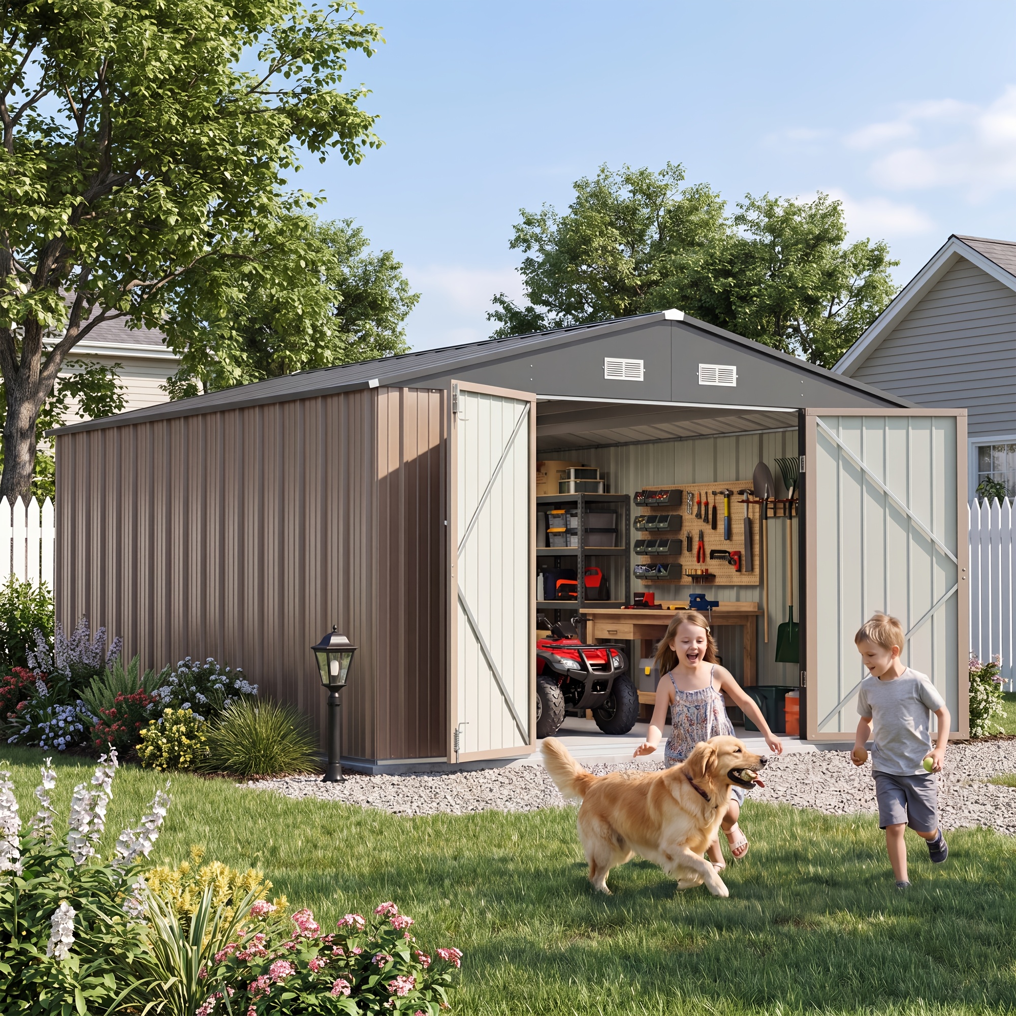 10 x 12 ft 10 x 8 ft outdoor storage shed - Temu