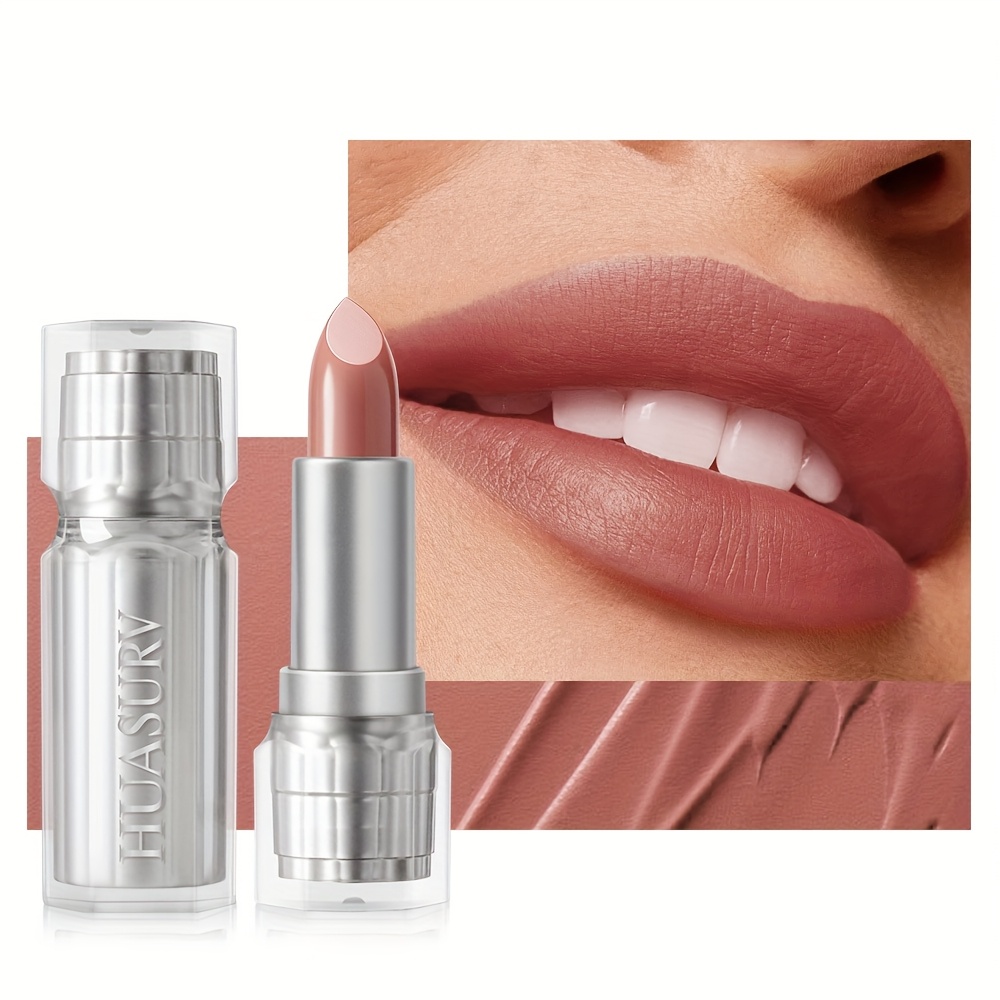 Image of 1pc Shiny Moisturizing Lipstick Rich, Natural Makeup Easy To Apply, Music Festival [valentine's Day Gift][christmas Gift][ Gift]