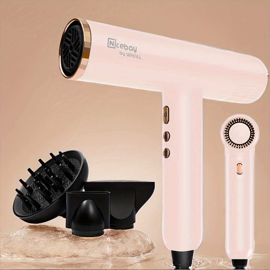 

® Dryer, Dryer 3 Attachments, 110000rpm For Drying, , , 1600w Hairdryer