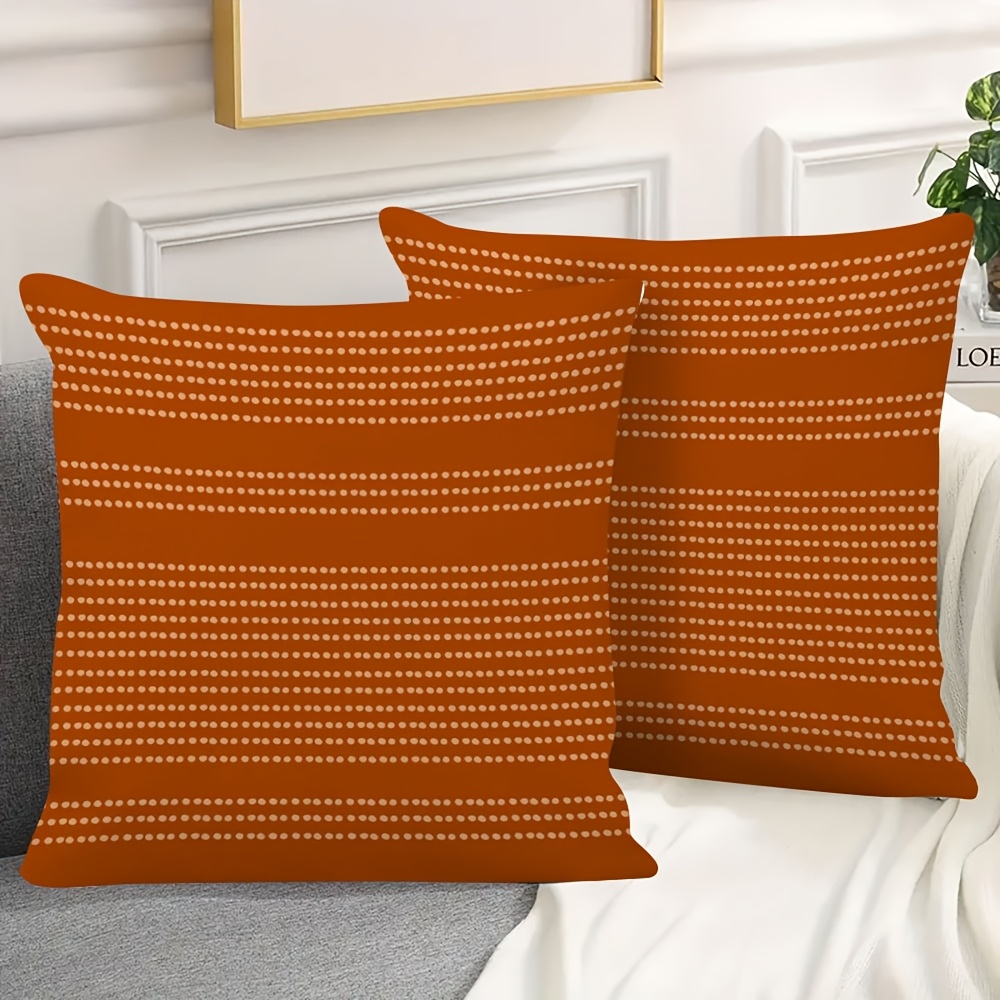 pack vintage boho terracotta mudcloth throw pillow covers Temu