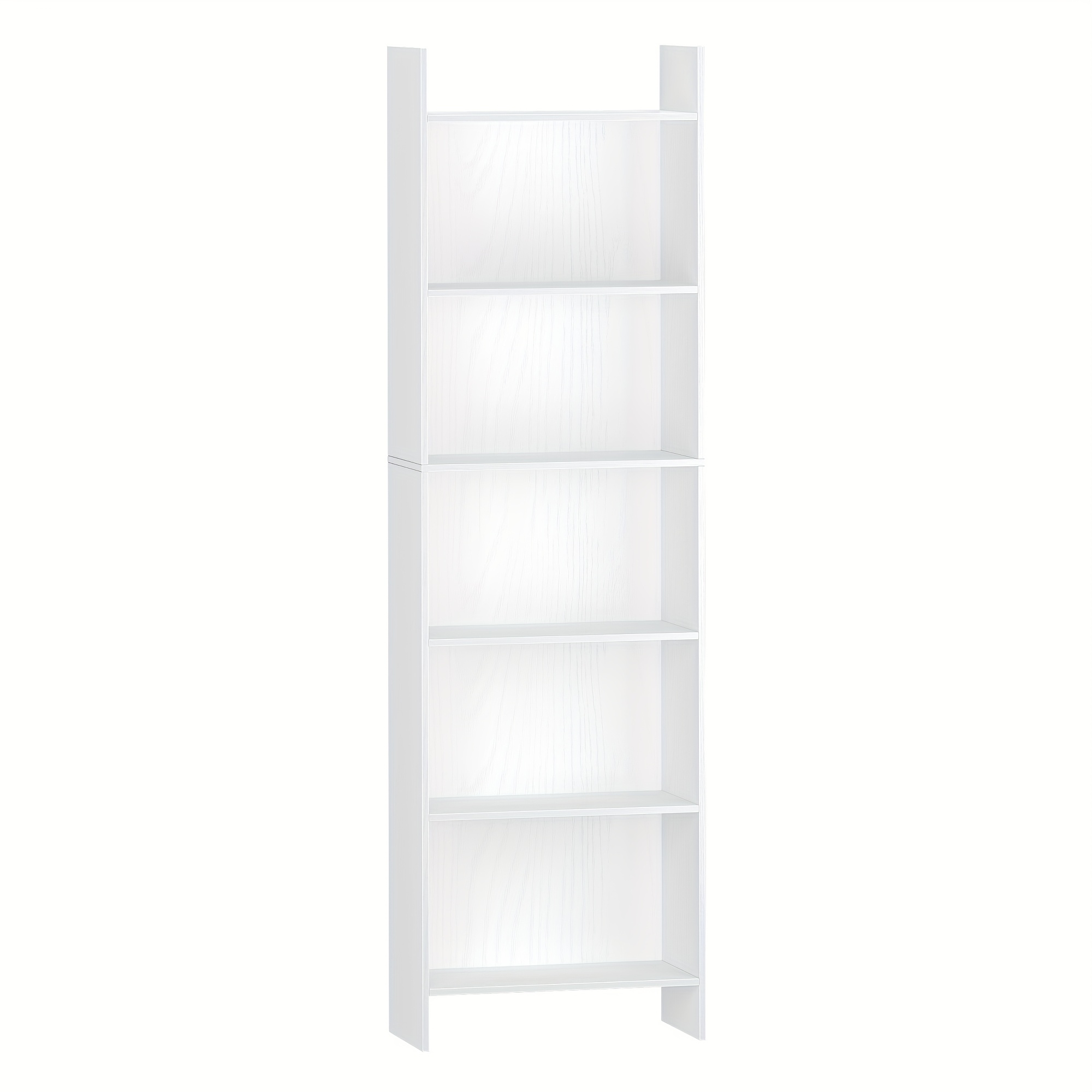 TEMU 6-tier Bookshelf, 66.9 Inches Floor Standing Bookcase, Display Storage Shelf, Corner Shelf, Home Decor Furniture For Home Office, Living Room,