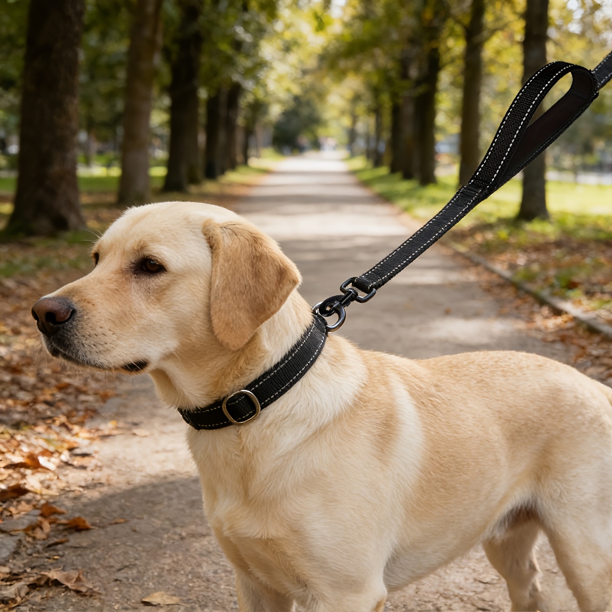 * Double Handle Dog Leash, Double-Sided Reflective Dog Leashes for Night  Safety, Heavy Duty Leash for Large and Extra Large and Medium Dogs Outside  Walking,4ft,5ft,6ft