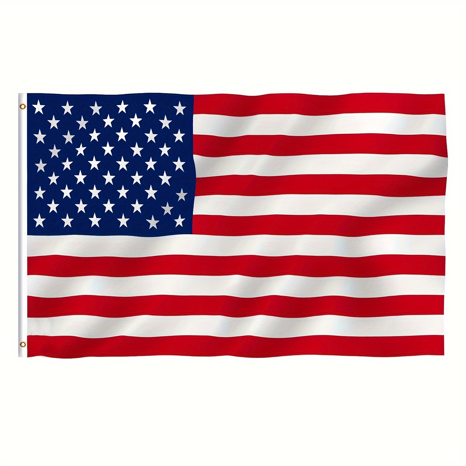 

1pc, Fly Breeze, 3x5 Foot American Us Flag, Vivid Color Double Stitched, Usa Flags, Polyester With Brass Grommets, Home Decor, Outdoor Decor, Yard Decor, Garden Decorations