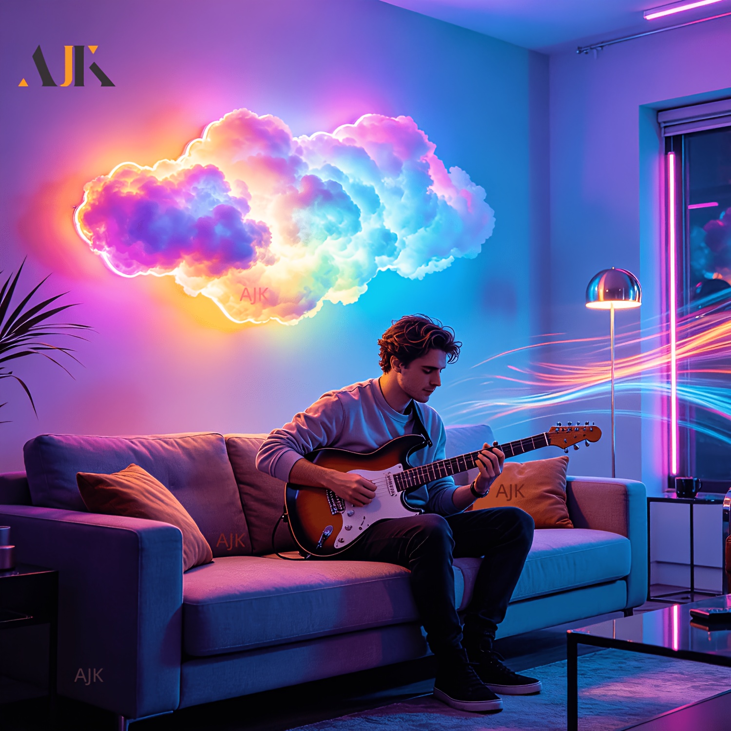 AJK 2.23M Big Light with Music Sync Function
