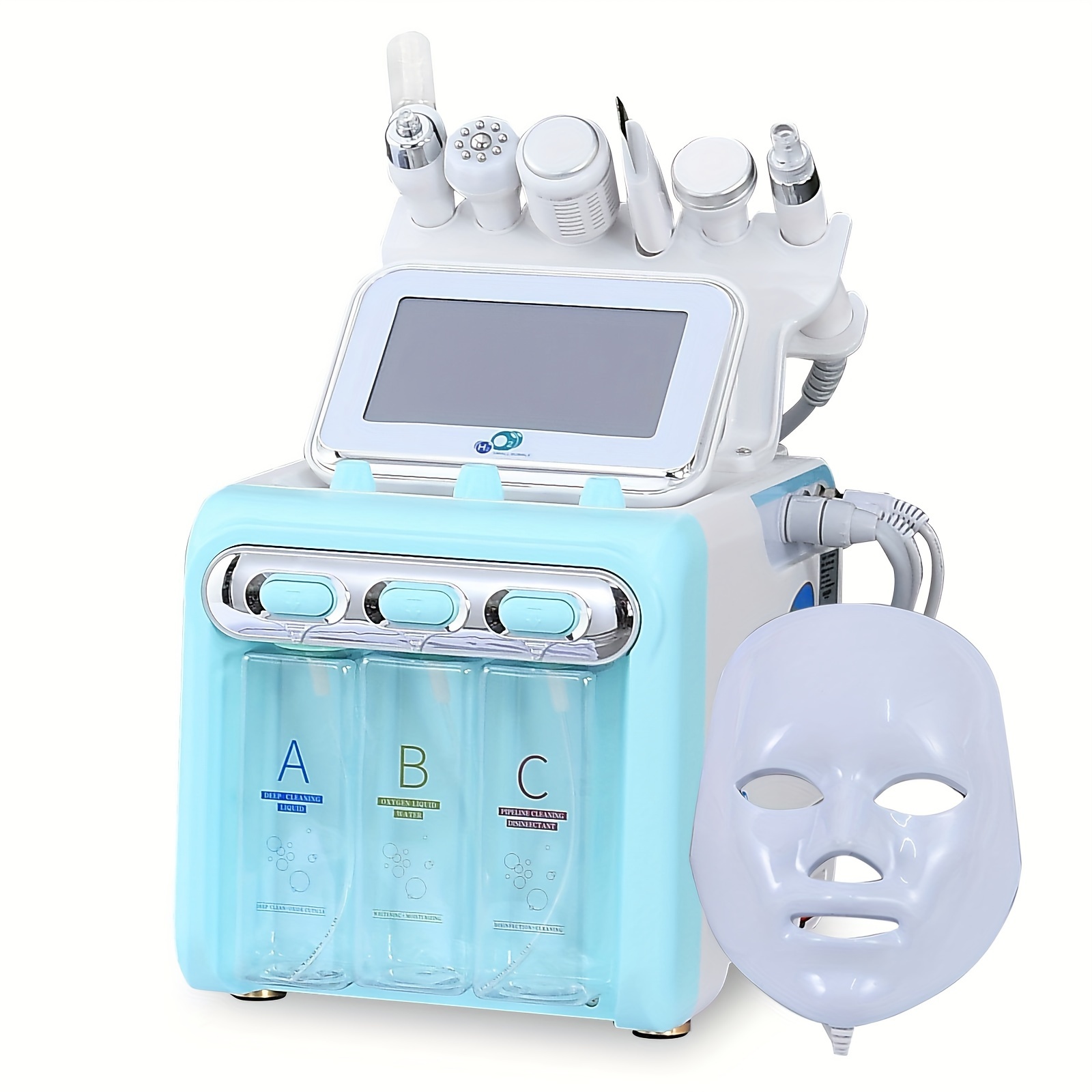 

7-in-1 H2o2 Beauty Skin Cleaning Hydrogen-oxygen Facial Machine, Facial Care Machine, Homeuse Beauty Instrument