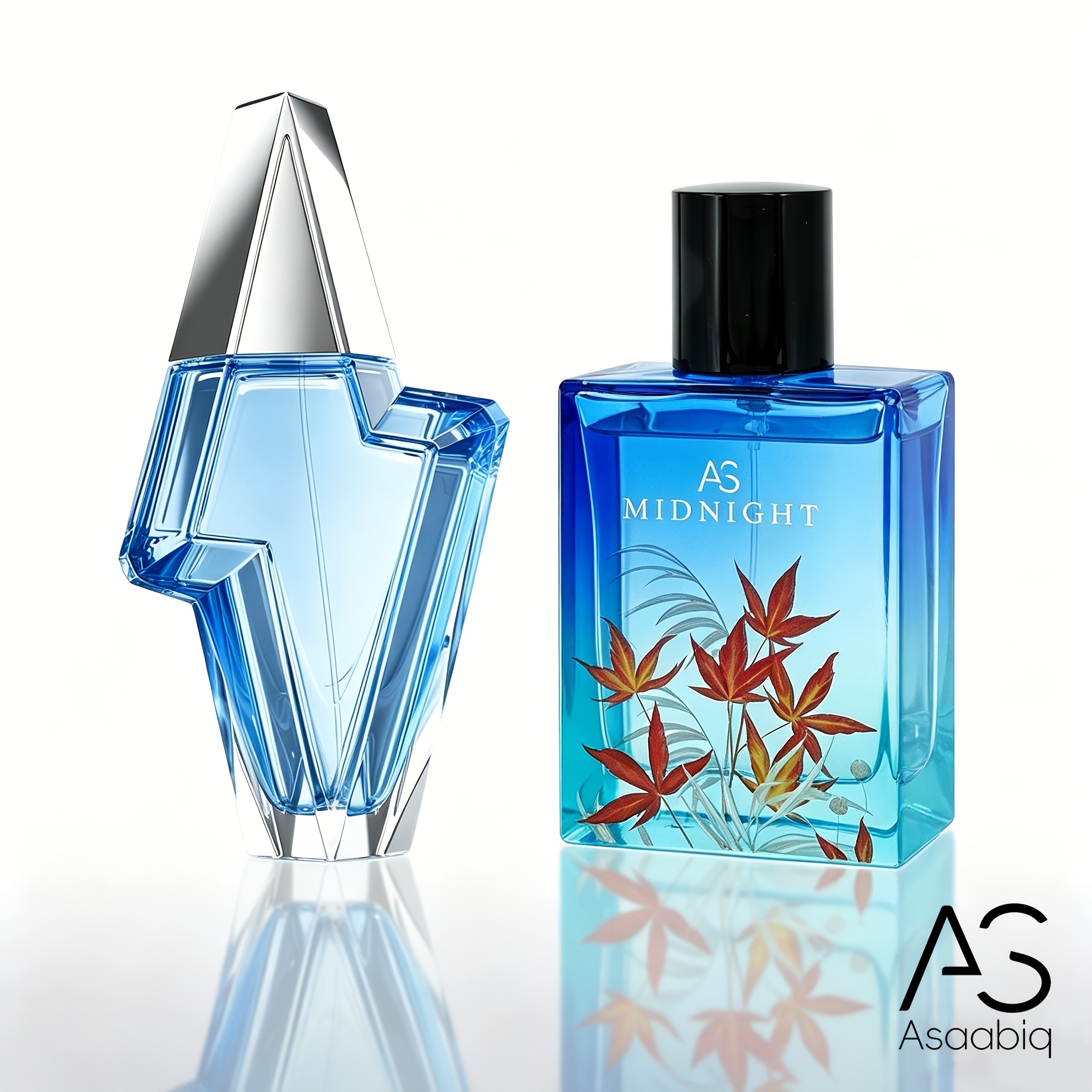 Image of 2pcs Women's Perfume | Printed Square & Lightning-shaped Bottles, & Amber Gourmand Scents, Long-lasting. Perfect Gift For Christmas, Valentine's Day & New Year.