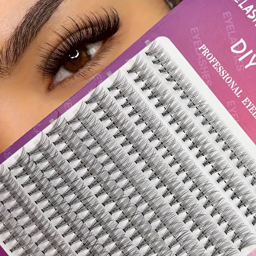 200 Natural Eyelash Extension Sets: For Self-application-natural, Fluffy And Thick Eyelashes, Suitable For Beginners And Reusable Eyelash Extension Sets