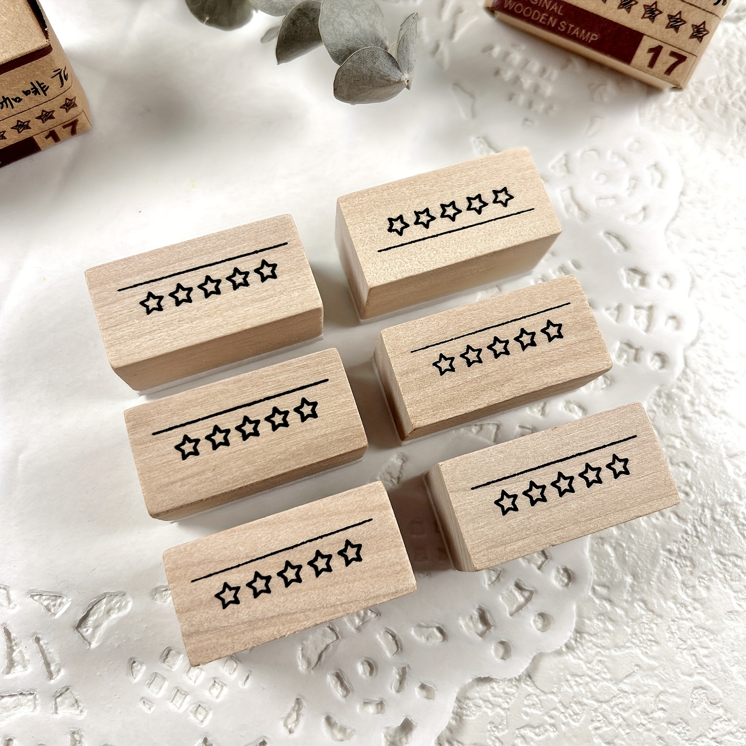 TEMU 1 Pack Of 6 Vintage Sheet Decorative Stamps Stationery Wooden Rubber Stamps Diy Craft Standard Stamps