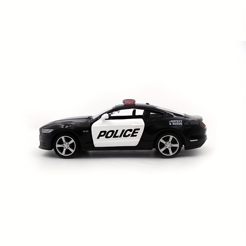 Simulation 1:36 Alloy Car Model Police Car Ford Car - Temu