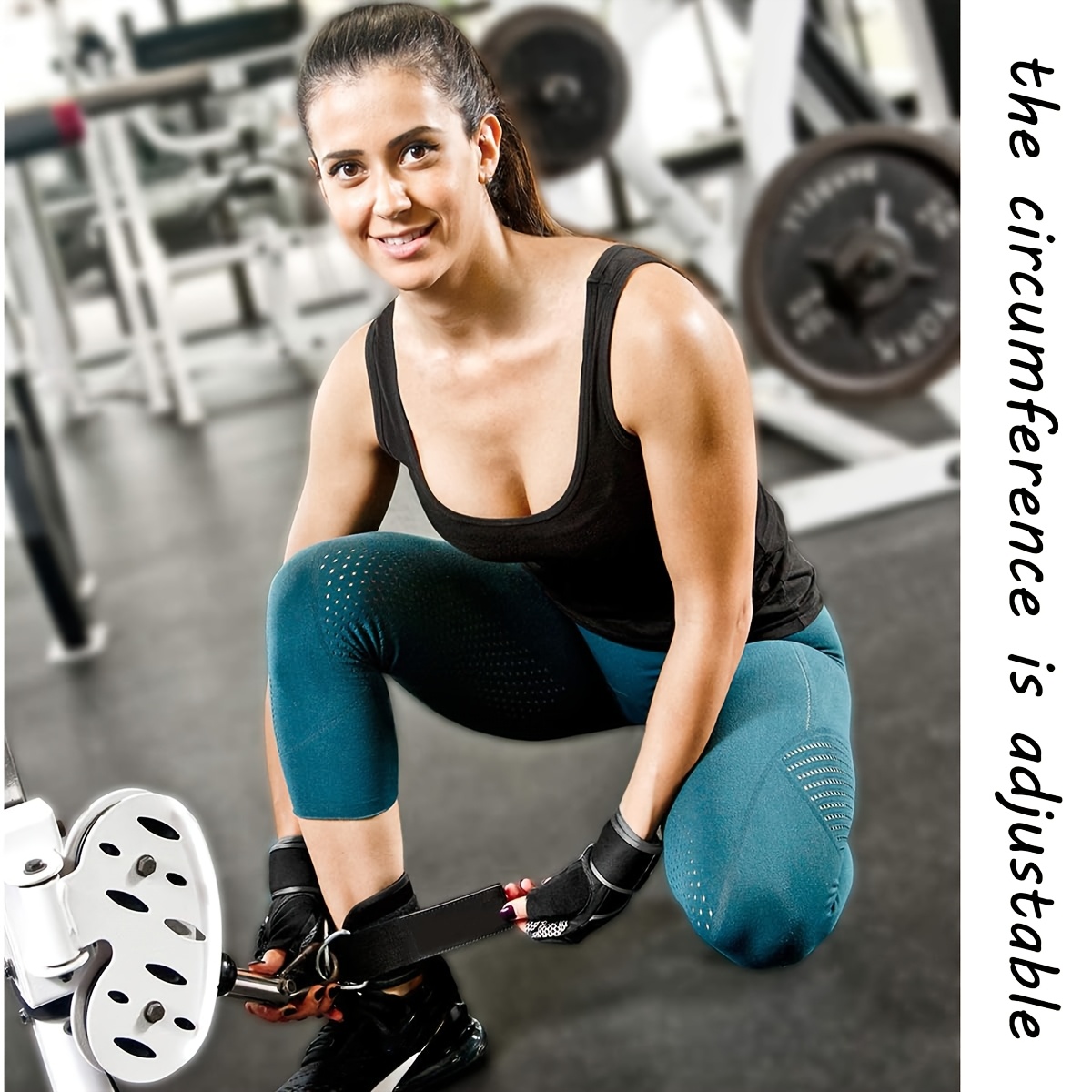 Heavy-Duty Adjustable Ankle Straps with Double D-Rings
