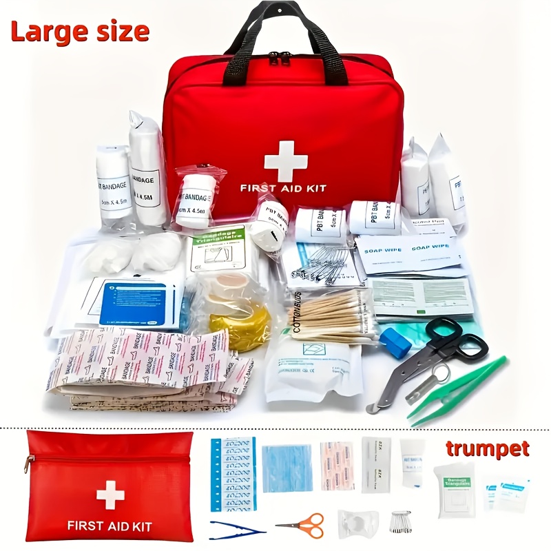   outdoor first   bag for hunting hiking camping with emergency supplies and accessories