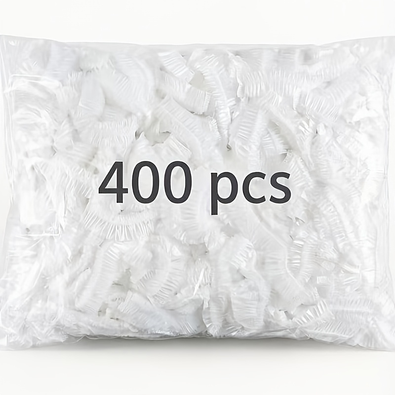 TEMU 400 Couvercles Élastiques Jetables pour Alimentaires, Plastique Extensible, Bouchons de Conservation Anti-Fuite, Couvercles de pour Résidus de