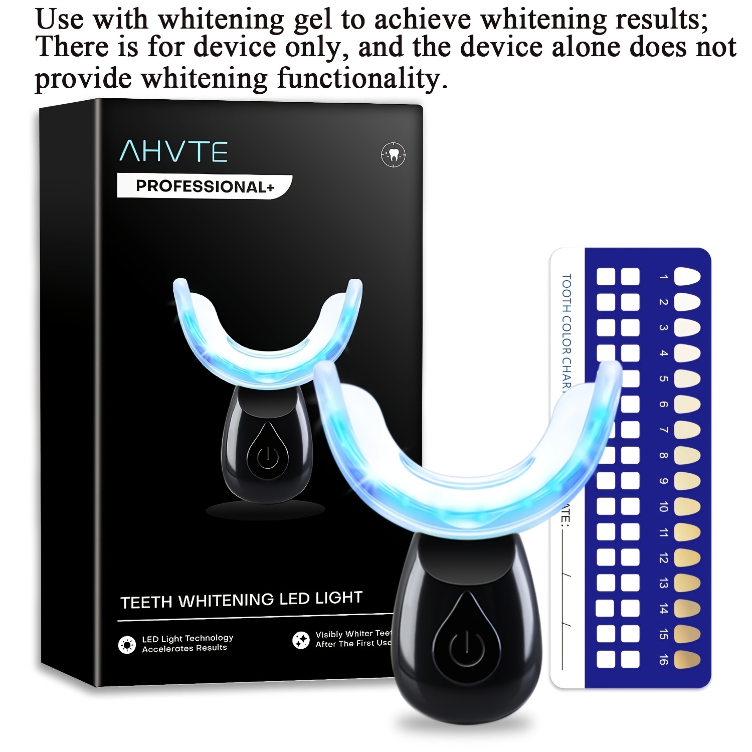 Teeth Led Light - Wireless, Rechargeable, Blue , 200mah Lithium Polymer Battery, Teeth Products Father's Day, Mother's Day Gift