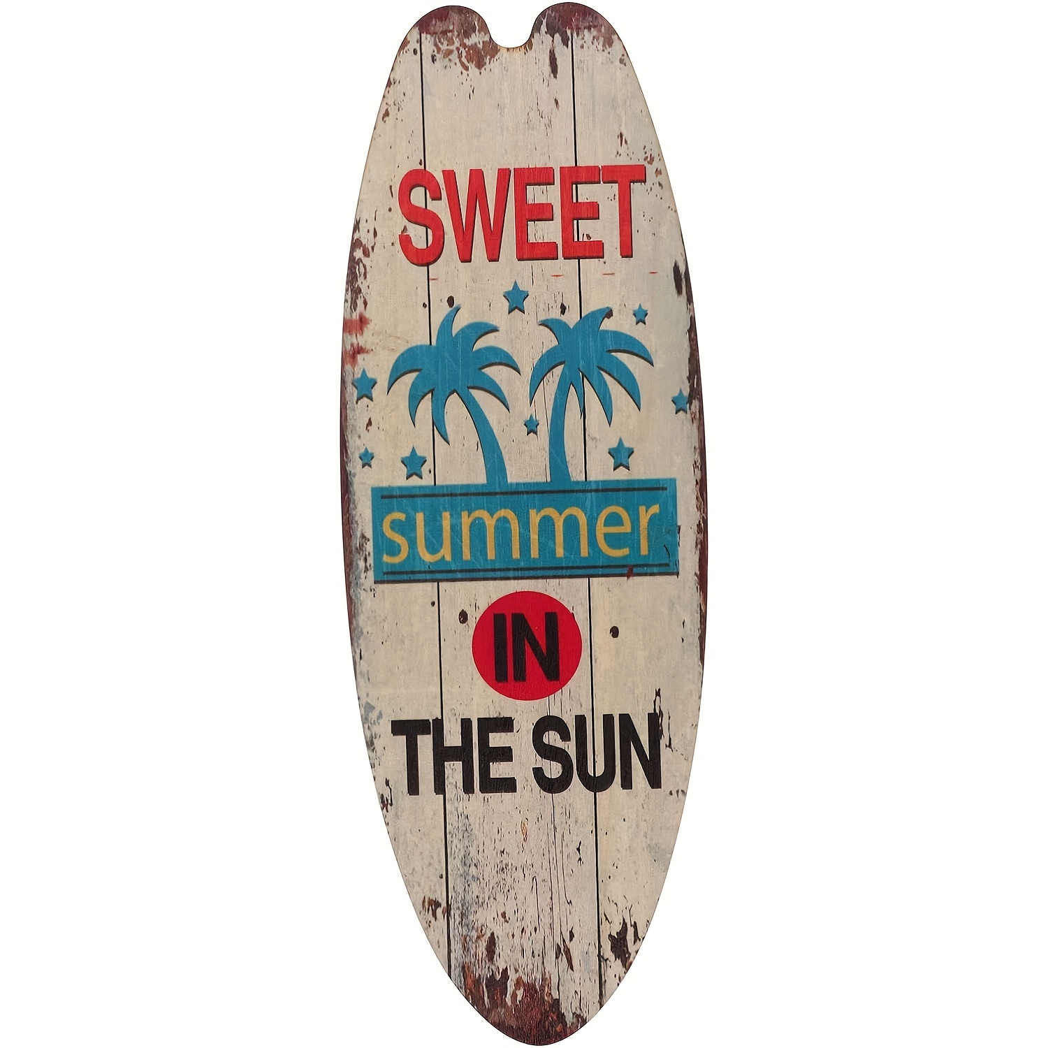 3pcs beach themed wooden surfboard wall decor set 17 6 x6 2 perfect for living room bedroom bathroom details 3