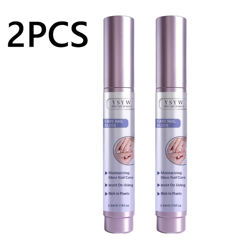 Image of 2pcs Nail Serum Pens, Suitable For Women' Nail Care, Nail Care Removes Dead Skin And Moisturizes Nails, Moisturizing Nails And Nail Serum