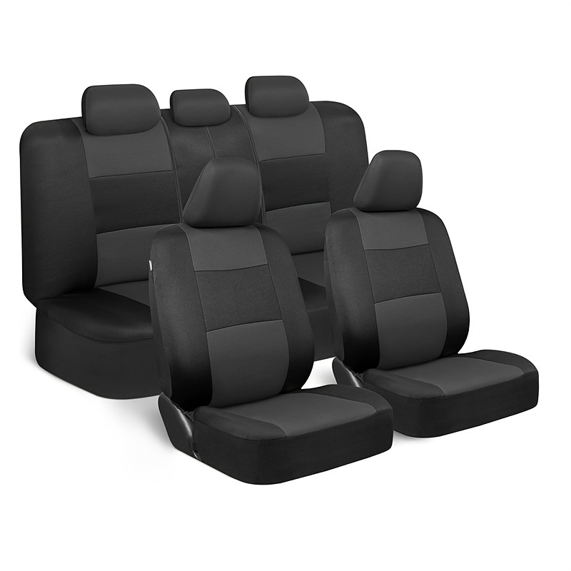 TEMU para asiento de coche para 5 asientos, fundas de ajuste universal para accesorios interiores de SUV, protector de asiento de coche para coches,