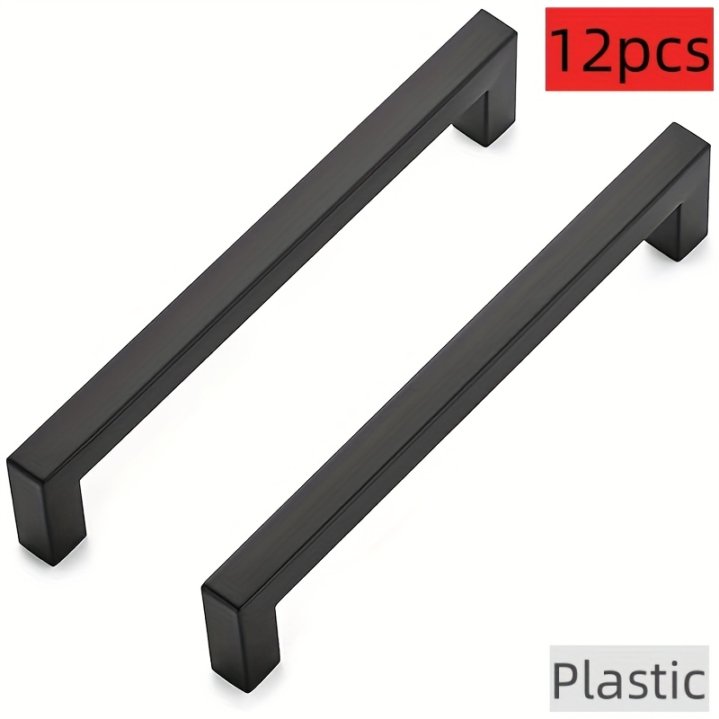 12pcs 5 Inch Cabinet Handles, Plastic Handles And Drawer Handles Suitable For Cabinets And Cupboards