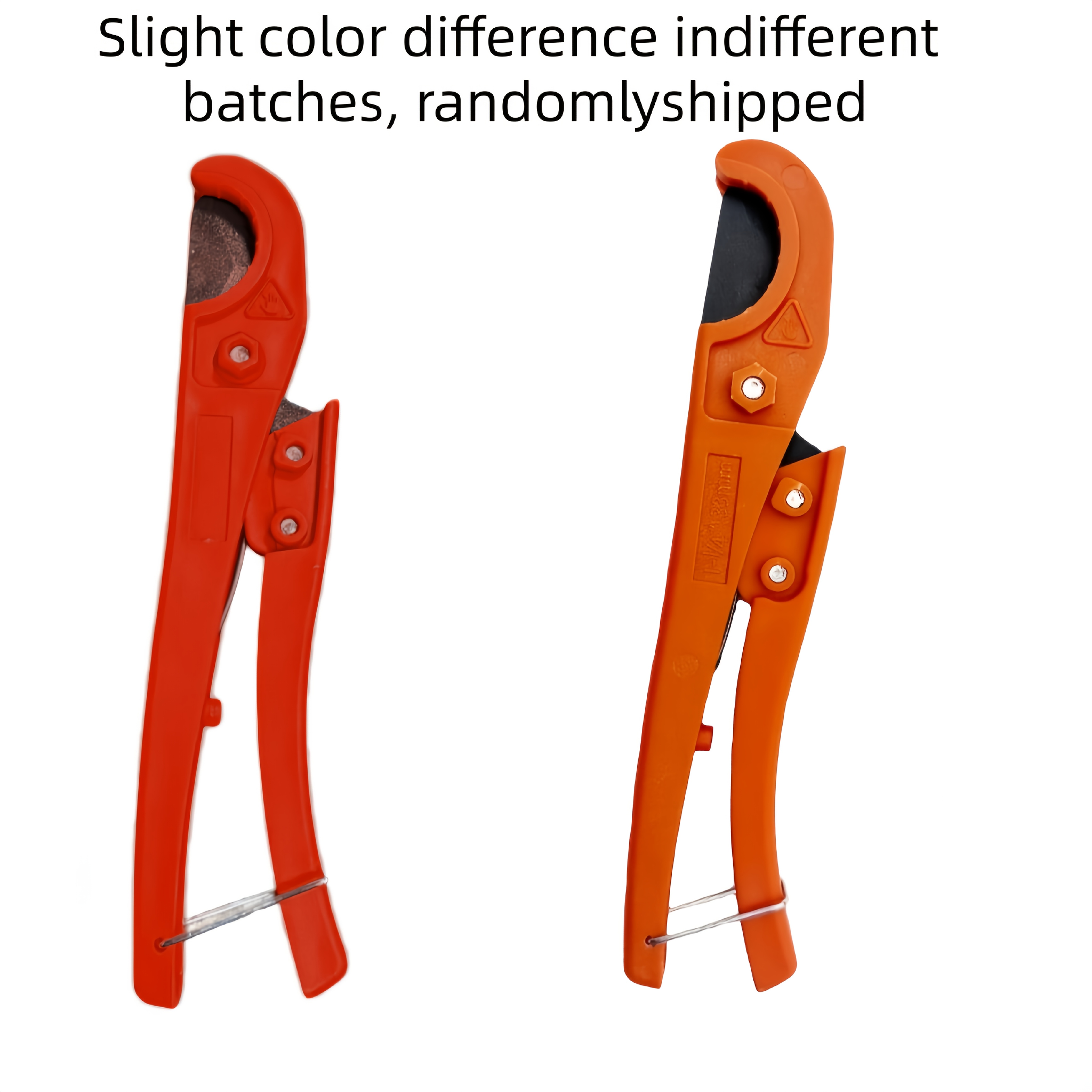TEMU 0-32mm Pipe Cutter, Ratchet Pvc Pipe Cutting Tool - Durable Plastic Pex Cutter, With Adjustable Tension Screws And Metal Clips, For Precise