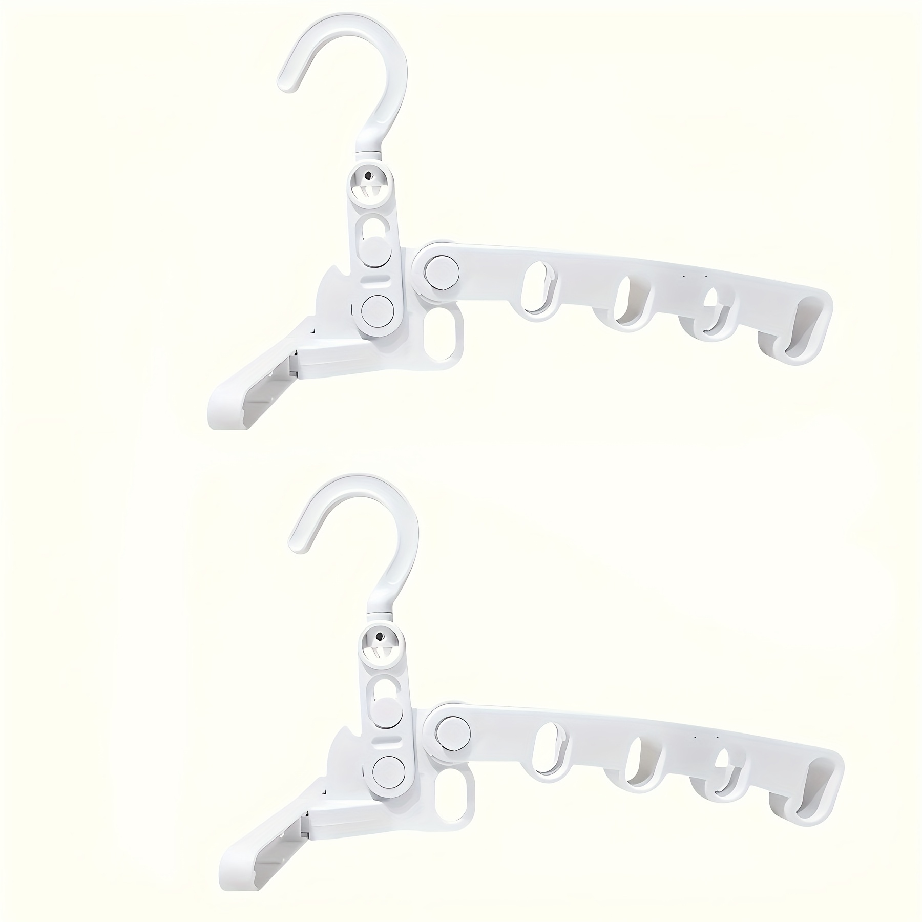 2-pack Air Conditioner Drying Rack Travel Folding Clothes Rack Multi-functional Portable Travel Indoor Clothes Hanger Hotel