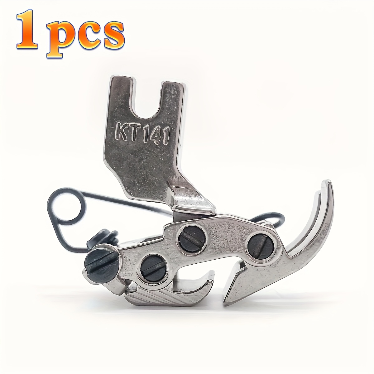 TEMU 1pc Of Flat Car Thick Material Tank Presser Foot Kt141, Presser Foot Designed For Flat , Suitable For Front And Rear Interactive Sewing Machine