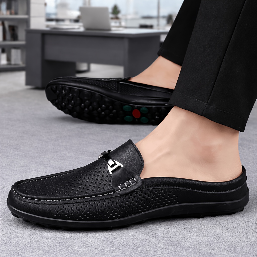 No Back Mens Backless Sandals Backless Shoes Men Sold On Temu United States