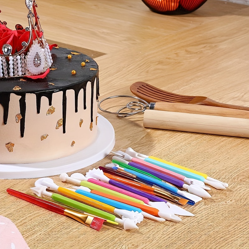 

Special Baking Tools Tool 9pcs Set Carving Pen/shape Knife Chocolate Cake Carving Pen Kitchen Diy Cream Pen