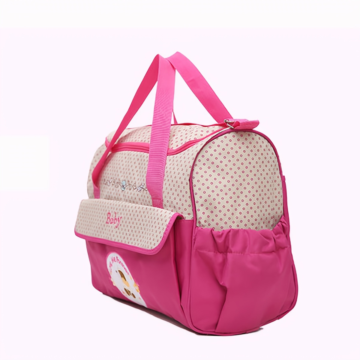 Large Parent Bag Multifunctional Large Capacity Fashion High Quality Cartoon Crossbody Diaper Bag