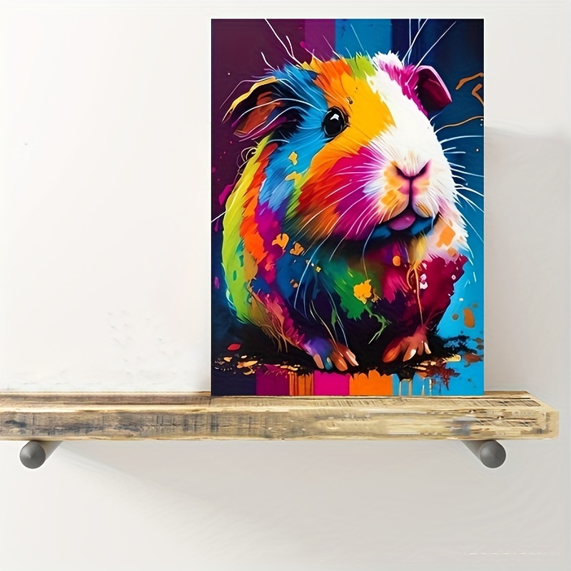 

Diamond Art Painting Kit For Hamsters, 5d Diamond Art Set, With Diamond Gemstone Painting Art And Crafts For Home Wall Decoration