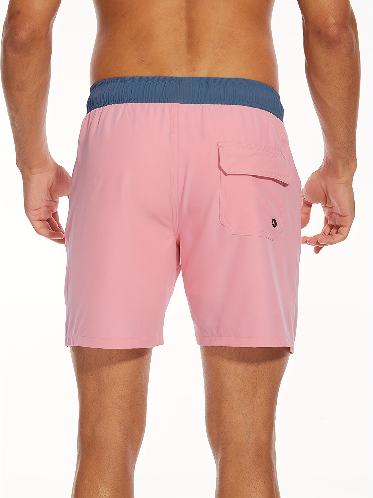 mens two   board shorts with pockets athletic quick dry slightly stretch drawstring workout shorts with assorted colors details 58