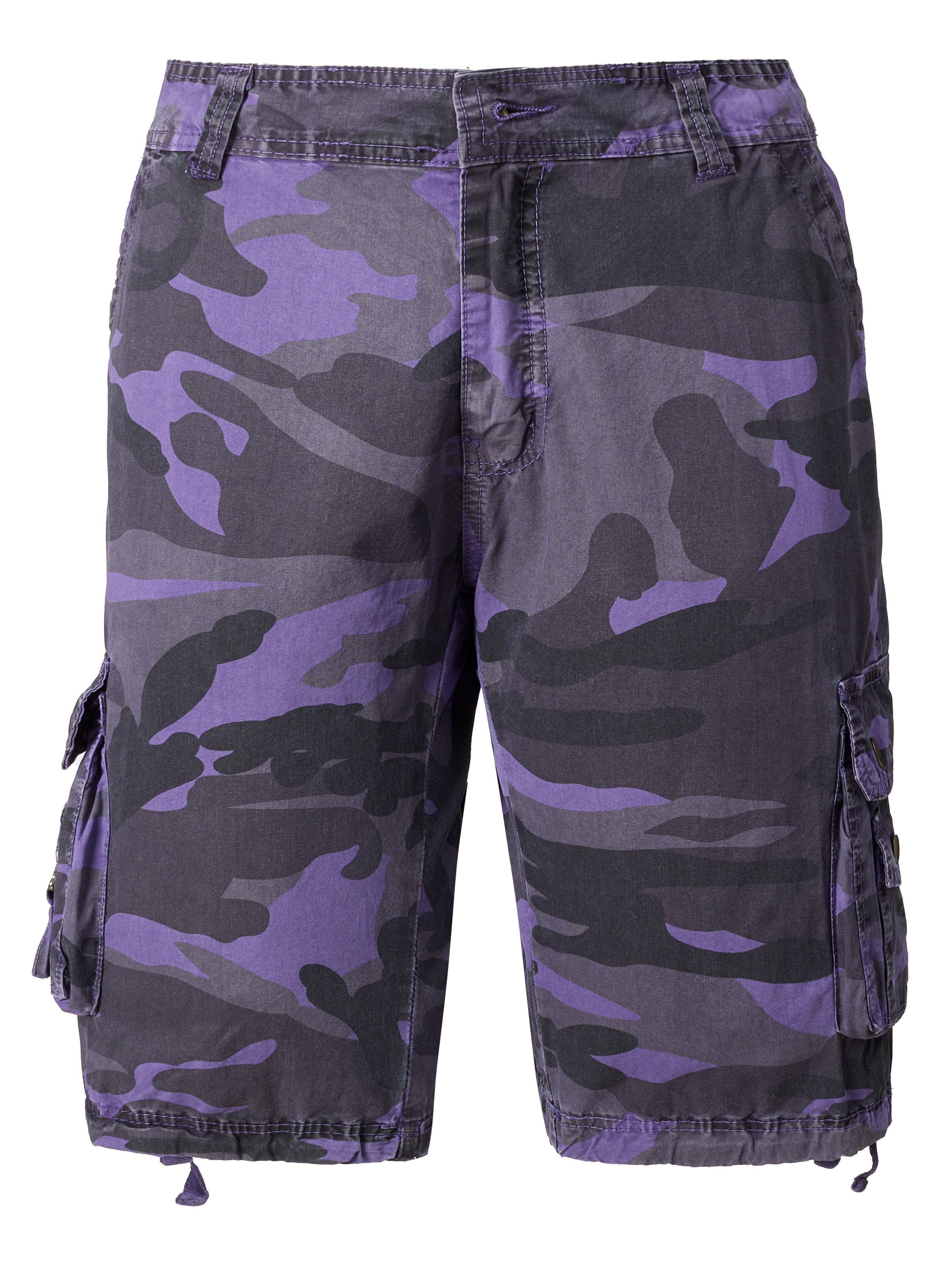 men's casual camouflage pattern multi pocket cargo shorts Temu