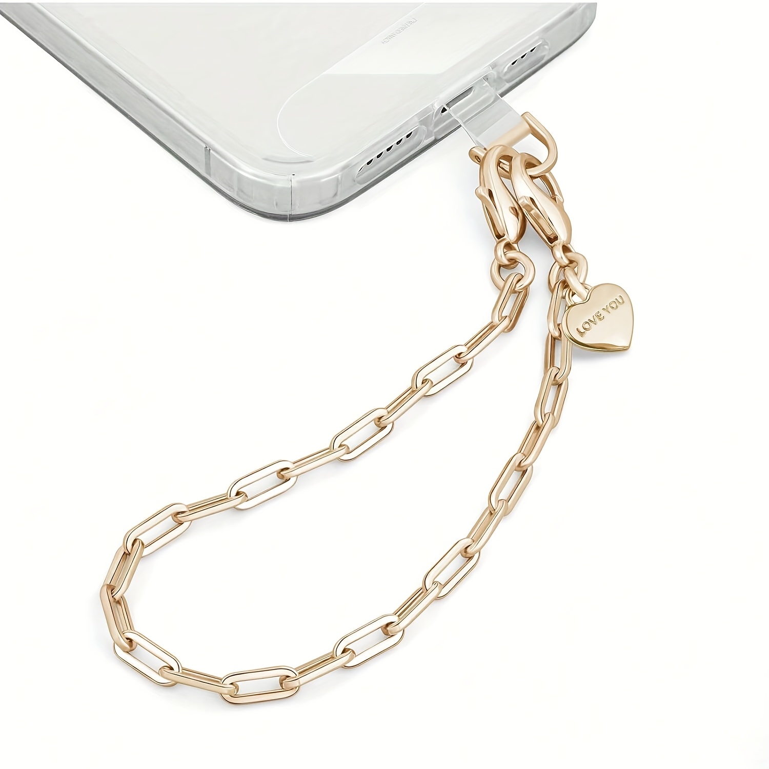 Phone Wrist Strap, Detachable Cellphone Lanyard Wristlet Bracelet Adjustable Phone Charm Grip Accessory For Women 14 Pro Max/ 13 Pro Max/ 12 Pro Max( )