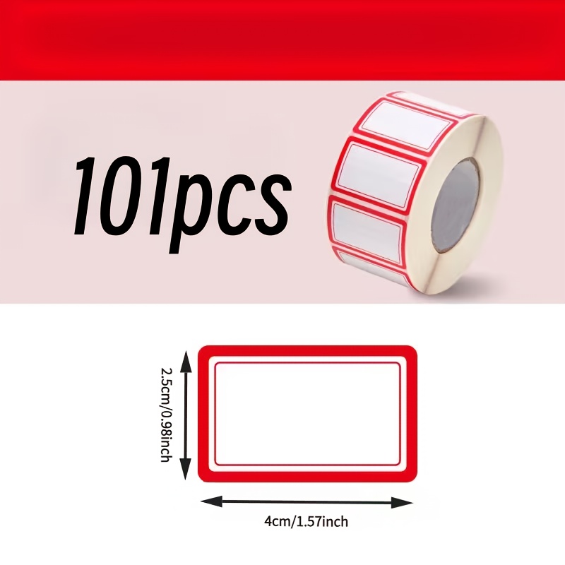 TEMU 101pcs Freezer Labels - Residue-free Peel And Stick, Waterproof And Oil-proof - For Refrigerator, Freezer, Pantry, Kitchen Organization - For