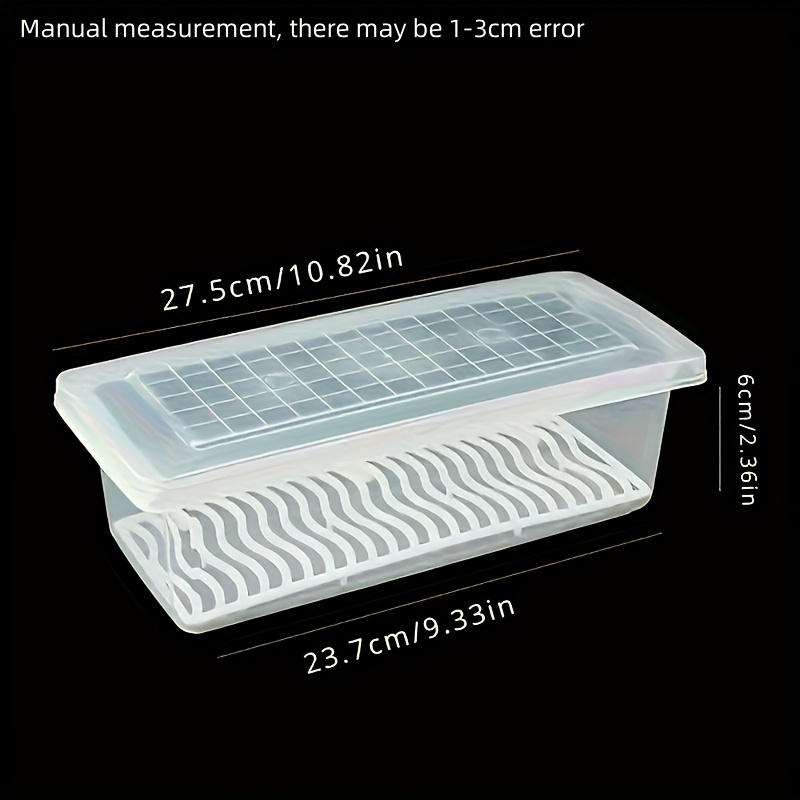 2 4pcs airtight stackable food storage container set with lid and detachable   a refrigerator safe must have kitchen storage box for   fruits vegetables meat and   details 1