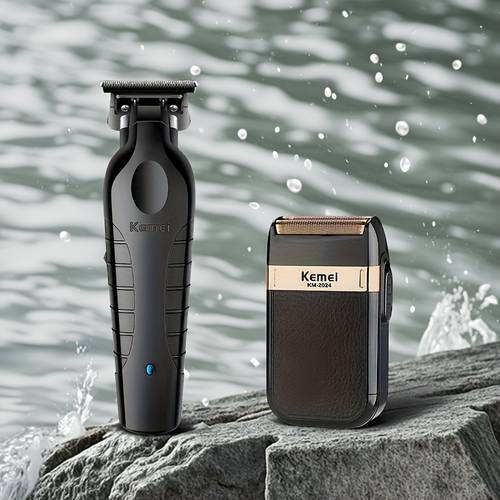 hair clipper and shaver combo set stores bestseller km 2299 km 2024 essential for home and travel professional salon use electric hair clipper and electric shaver usb charging simple packaging not included