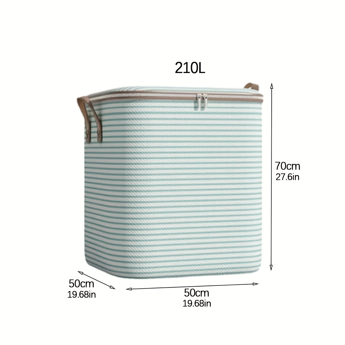 Image of 1pc Household Large Capacity Storage Bag Non-woven Material Closet Wardrobe Organizer Used For Quilt Clothing, Under-bed Storage
