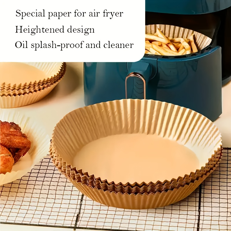 50/100pcs Disposable Paper Liners, Suitable for Air Fryer Oil-Proof and Nonstick Baking Parchment Sheets, Ideal for Baking, Deep-Frying, Microwave Oven & Cooking - Perfect Gift Choice for Easter, Father's Day, Mother's Day, Christmas Halloween, Air Fryer Liners, Air Fryer Paper, Air Fryer Accessories, Air Fryer Disposable Paper Liner, Air Fryer Paper Liners, Parchment Paper For Air Fryer, Air Fryer Liners Baking Paper, Airfryer Paper, Air Fryer Parchment Paper,