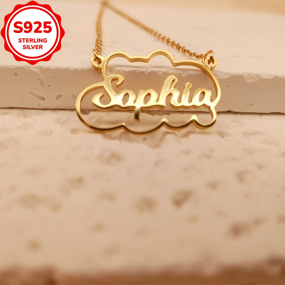 Custom-Made 4G925 Pure Silver Choker Necklace