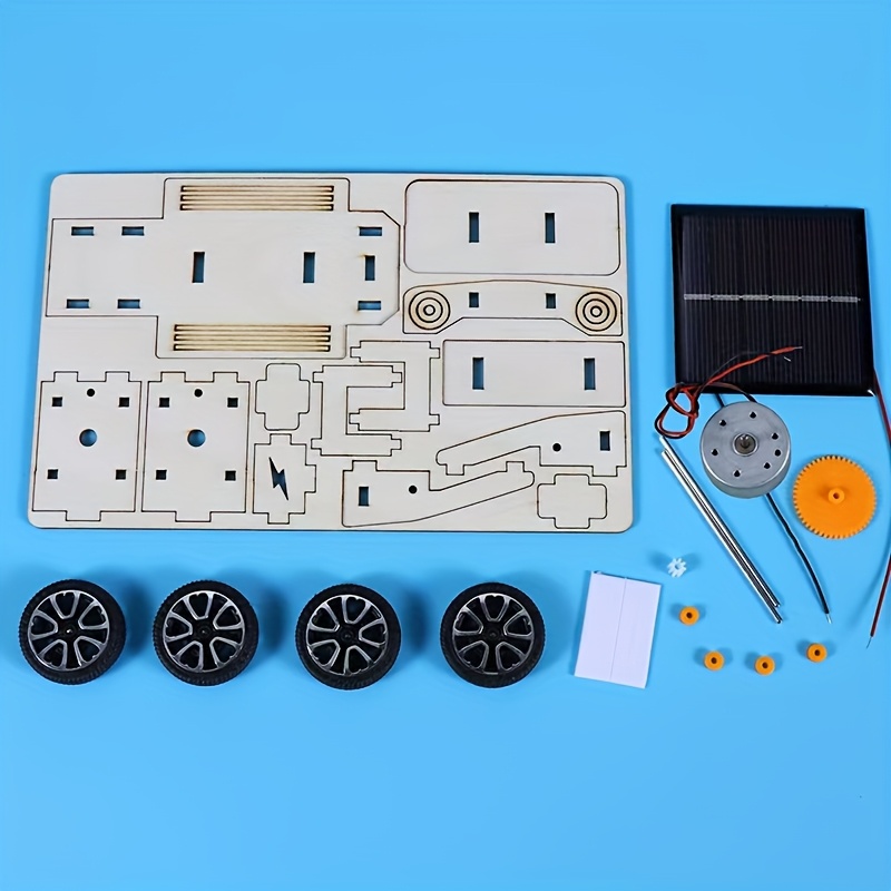 kits de construcción de modelos educativos de madera para   solares diy, proyectos manuales de manualidades, autos de   con energía solar, útiles escolares, suministros de  , materiales de   sociales, fabricación de contrachapado detalles 2