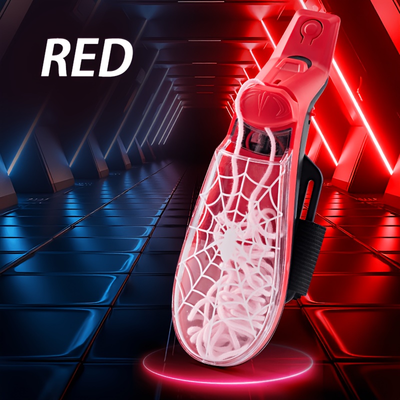 TEMU Glow In Shooter Superhero Web Shooter Toy For Kids, Teens, And Adults, , Durable, Viral Web Shooter Action Toy Perfect For Endless Tricks And ,