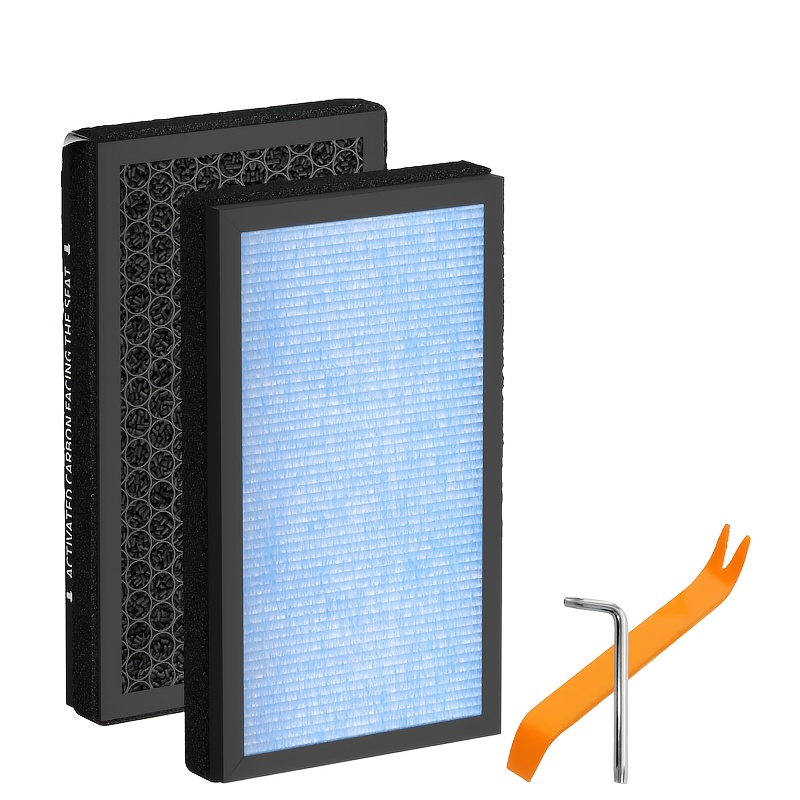 TEMU Model 3 Cabin Air Filter Additions For Model 3/y 2016-2024/2025/2026 Including Highland Series, 3-in-1 Filtration System True Hepa & Activated