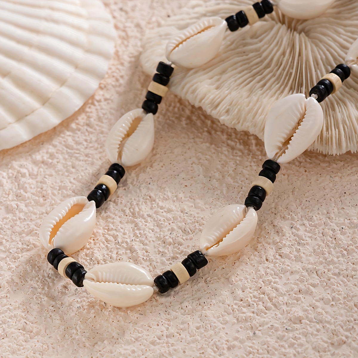 Adjustable Ocean Style Men's Shell Necklace