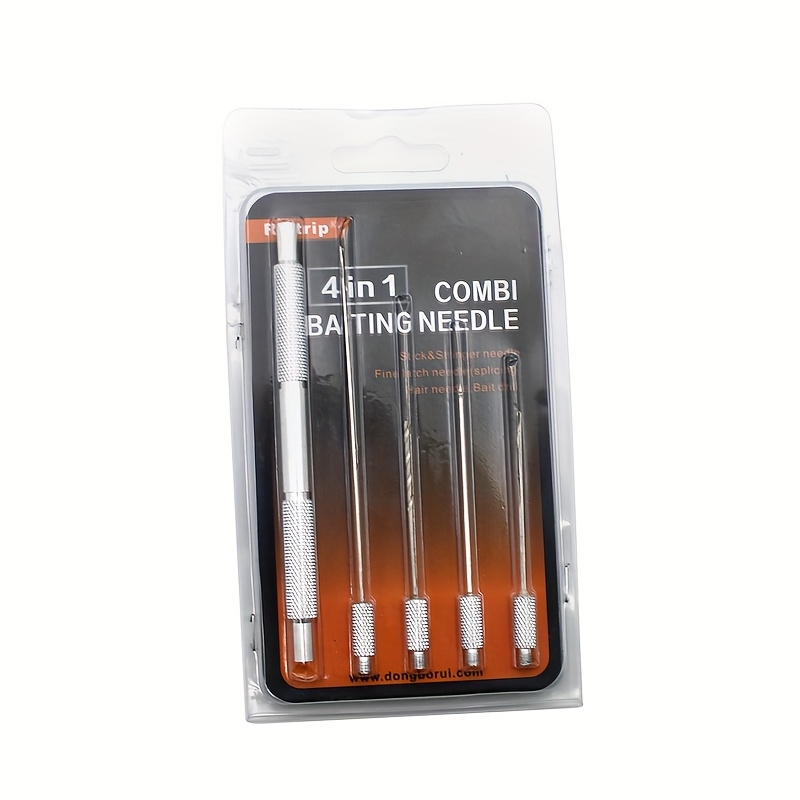 1set Carp Fishing Baiting Needle 4in Pop Up Boilie Hair Rigs Splicing Making Tools Rigs Loading Tackle Accessories
