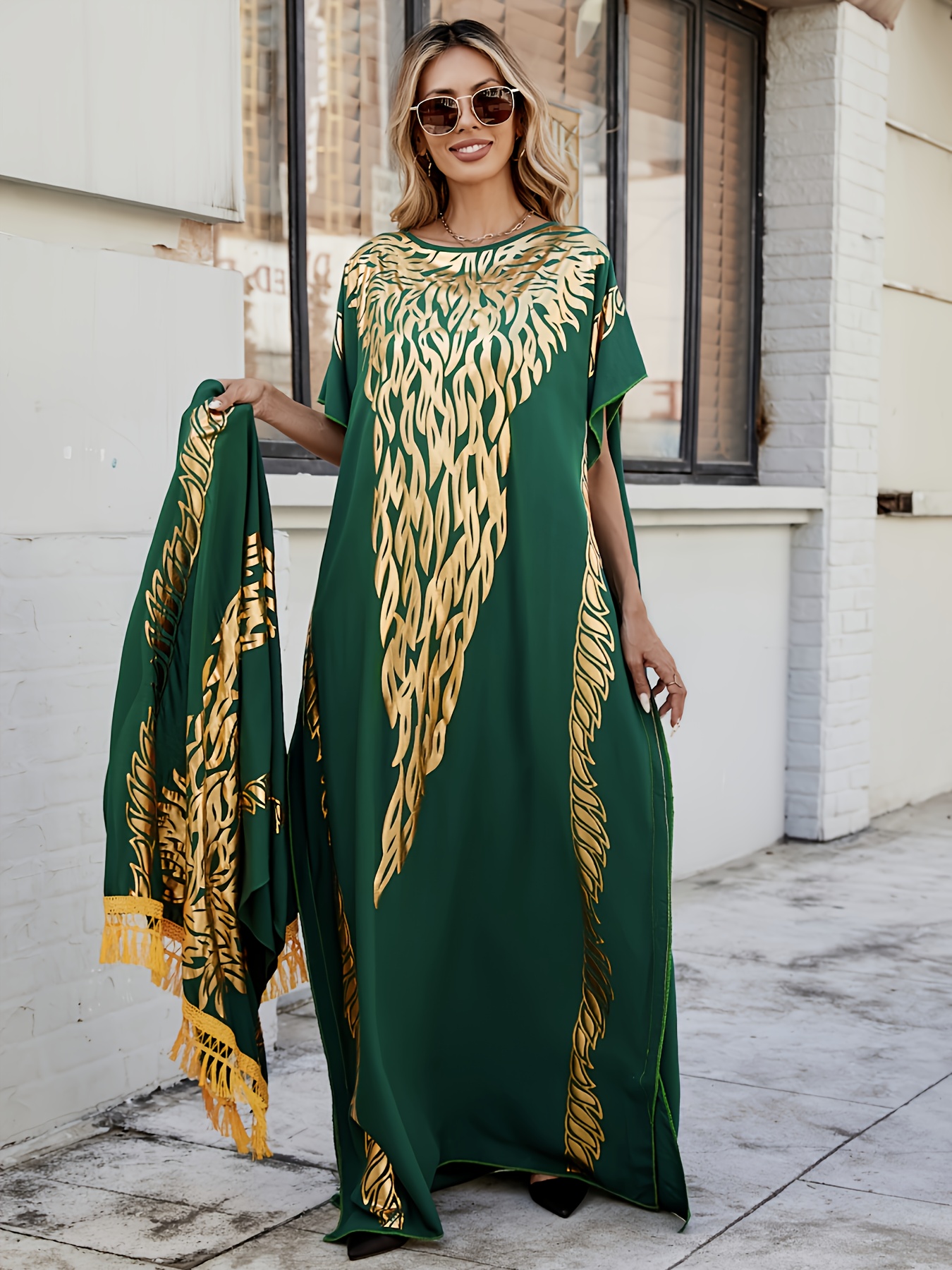 plus size plus size plus size luxurious golden paisley - Temu Germany