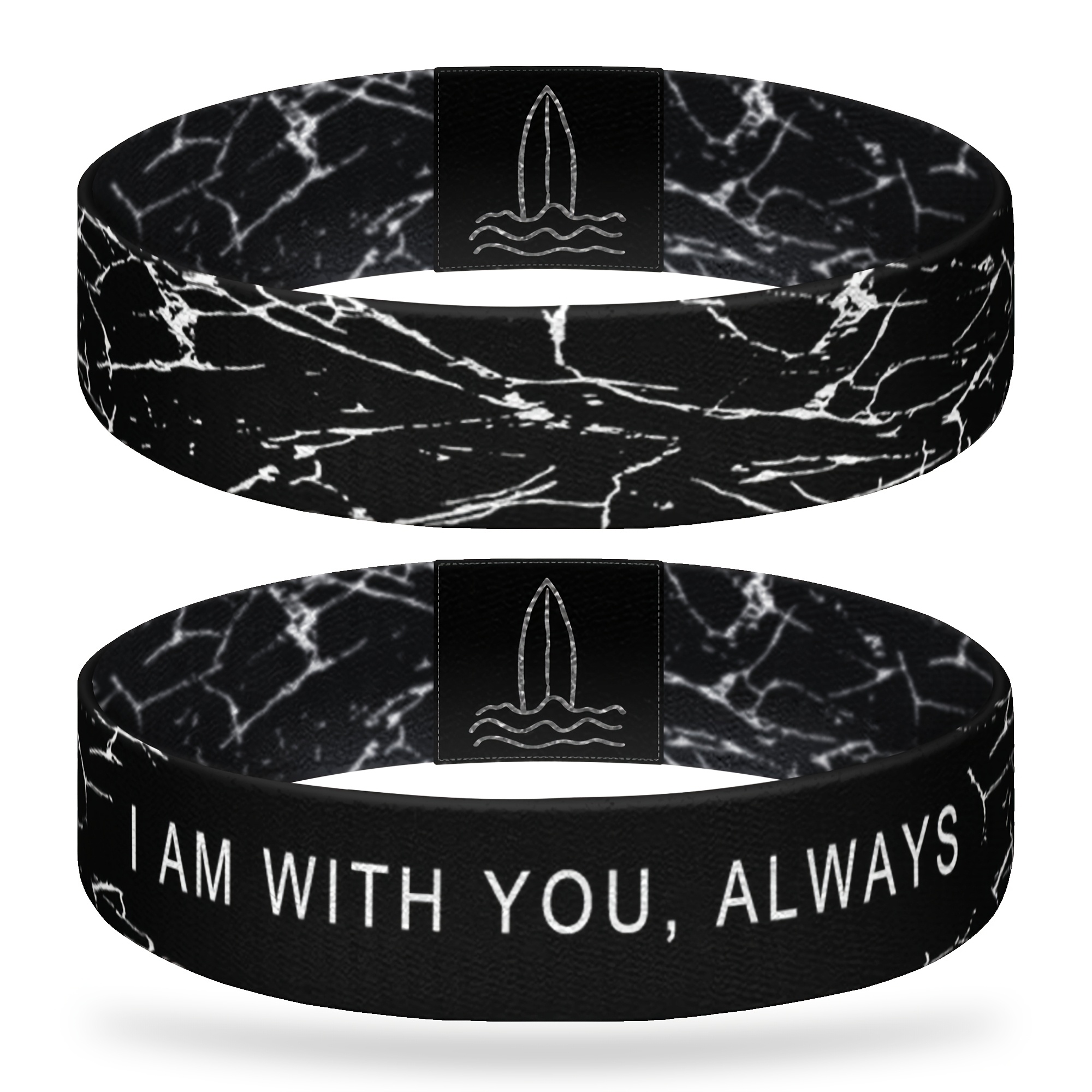 E-shop 1 Stück Dehnbares Armband, Elastisches Motivationszitat-Armband, Surfarmband, Sportarmband, Tolles Geschenk für Männer & Frauen jeden Alters,