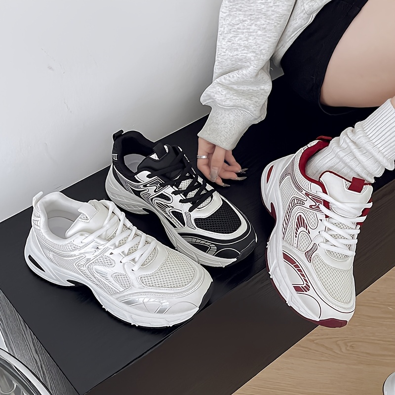Women's Casual Sports Shoes - Breathable Mesh Running Sneakers, Lightweight Comfortable Walking Shoes for Daily Wear
