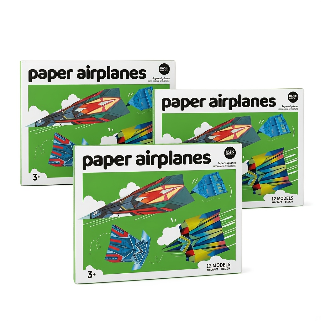 Paper Airplane Folding Set, DIY Creative Craft Kit
