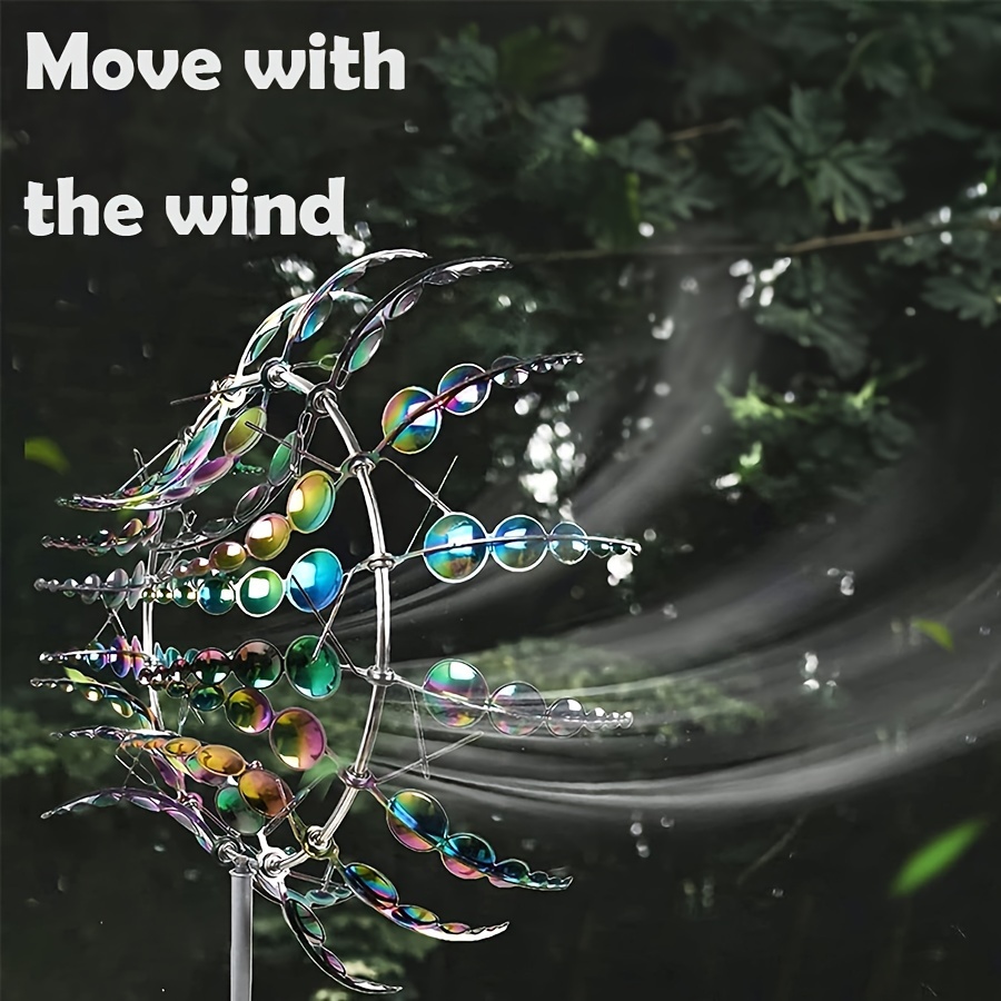 3d Magical Kinetic Wind Sculpture Outdoor Wind Catcher - Temu